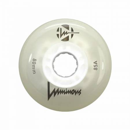 Колёса светящиеся LUMINOUS 85А (4 шт) - WHITE/GLOW